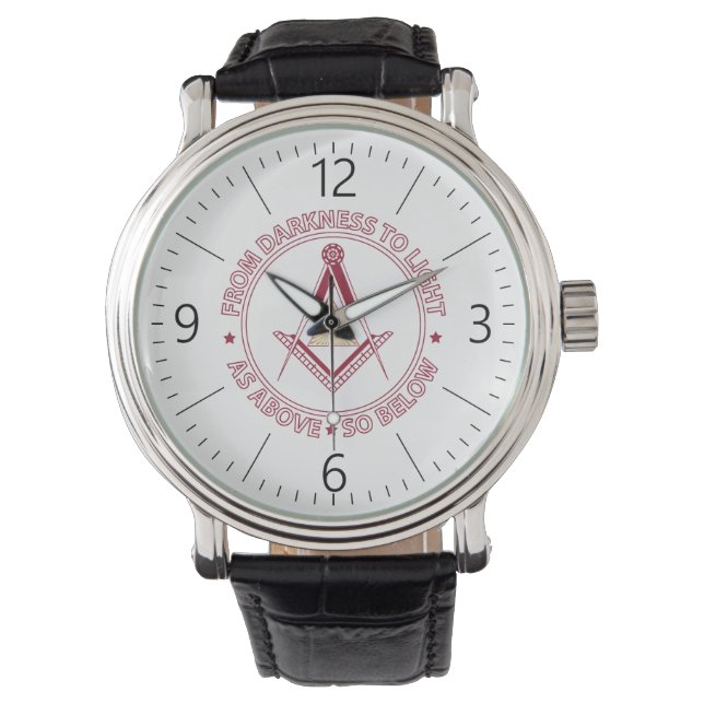 Freemasonry symbol watch (Front)
