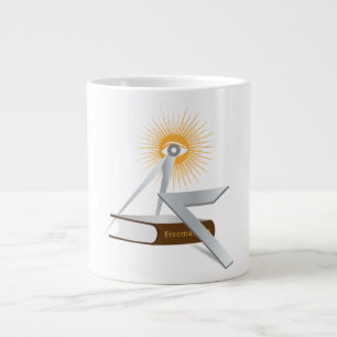 Freemasonry symbols large coffee mug