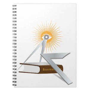 Freemasonry symbols notebook