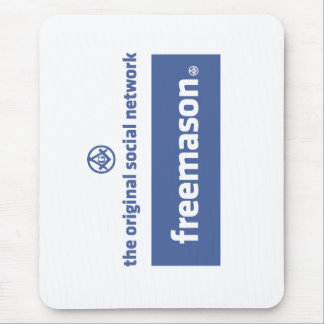 Freemasonry, the original social network. Facebook Mouse Pad