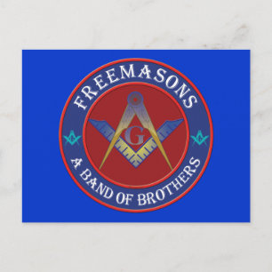 Freemasons, A Band of Brothers Postcard