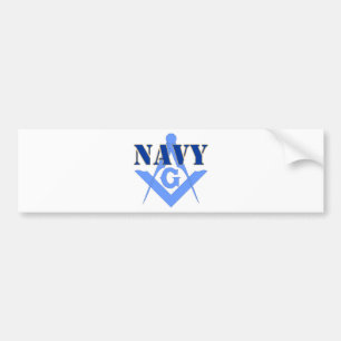 Freemasons in the Navy Bumper Sticker