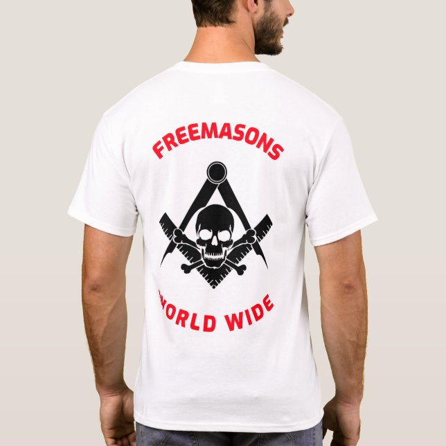 freemasons world wide T-Shirt (Back)