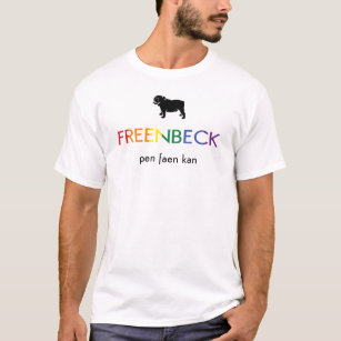 freenbecky logo rainbow colours T-Shirt
