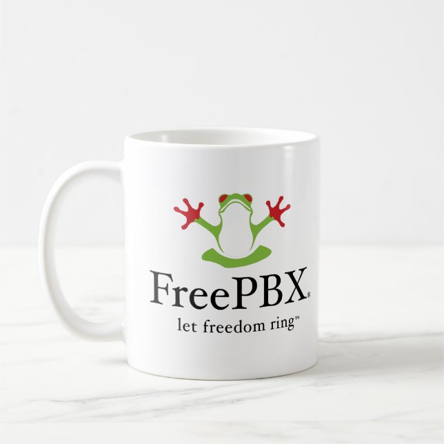 FreePBX Logo Mug (Classic) (Left)