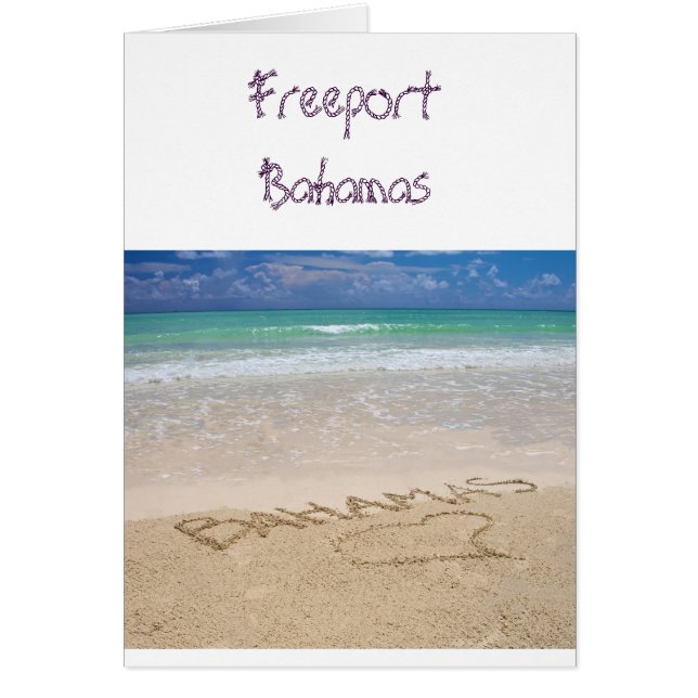 Freeport Bahamas Card (Front)