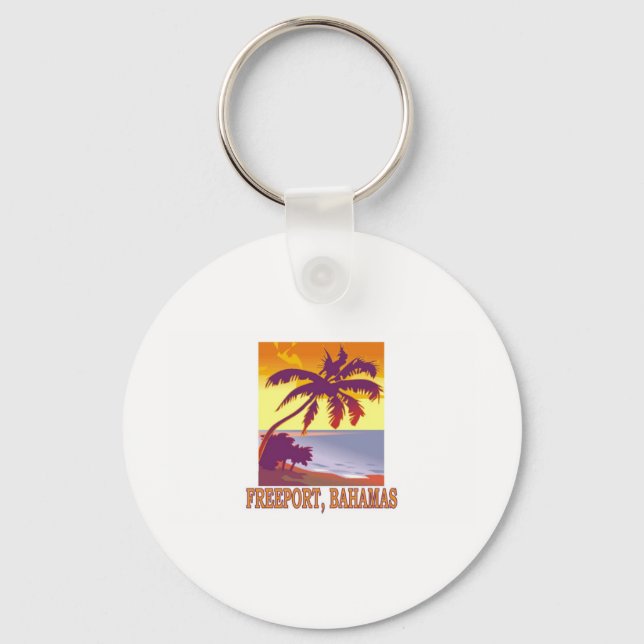 Freeport, Bahamas Key Ring (Front)