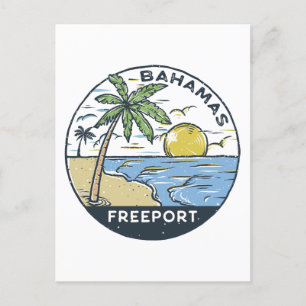 Freeport Bahamas Vintage Postcard