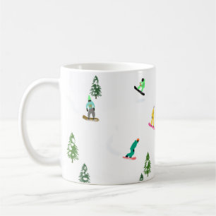 Freeride Snowboard Snowboarder Snowboarding Coffee Mug