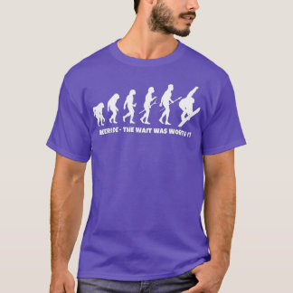 Freeride Snowboarder Evolution of Freeride Snowboa T-Shirt