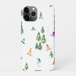 Freeride Snowboarder Snowboarding Illustration   iPhone 11Pro Case