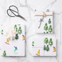 Freeride Snowboarder Snowboarding Illustration  