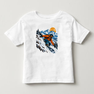 Freeride snowboarding for powder riders toddler T-Shirt