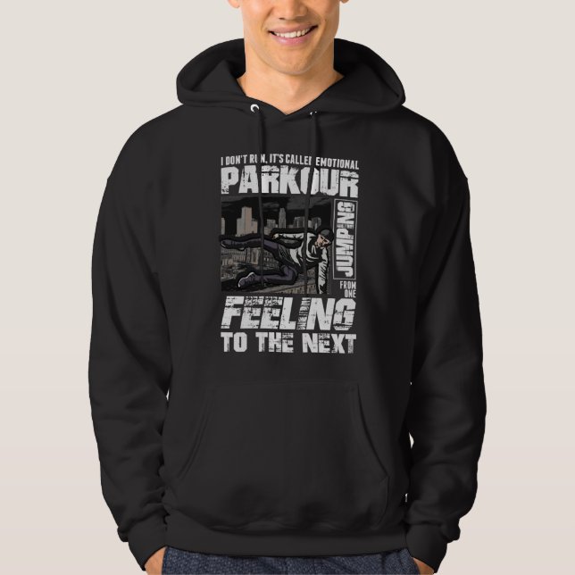 Freerunners Parkour Running  Jumping Parkour Hoodie (Front)