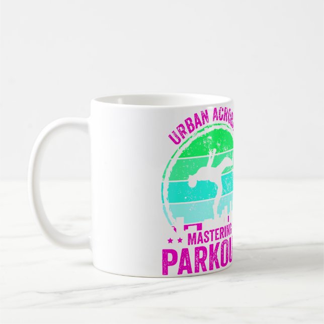 Freerunning Street Workout Freestyle Acrobatic Par Coffee Mug (Left)