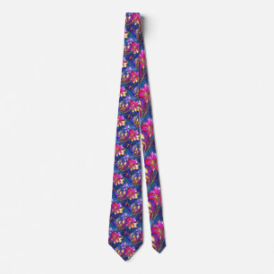 Freesia Floral Tie