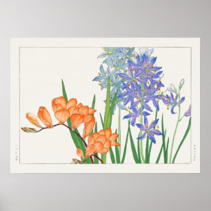 Freesia Flower by Tanigami Kônan (1917) Poster