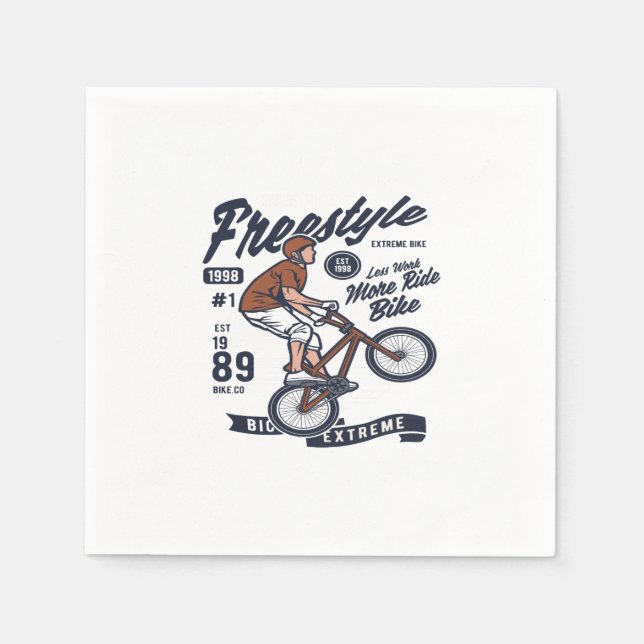 Freestyle Bike Napkin (Front)