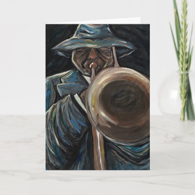 Freestyle Jazz Greeting Card (Front)