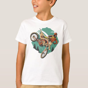 Freestyle Motorcycle Stunts FMX T-Shirt