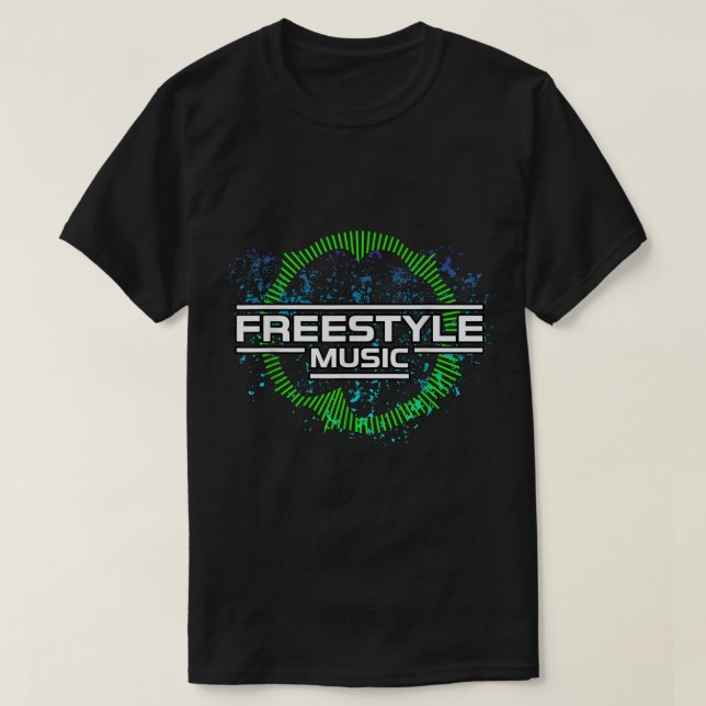 Freestyle Music Dance Electro T-Shirt (Design Front)