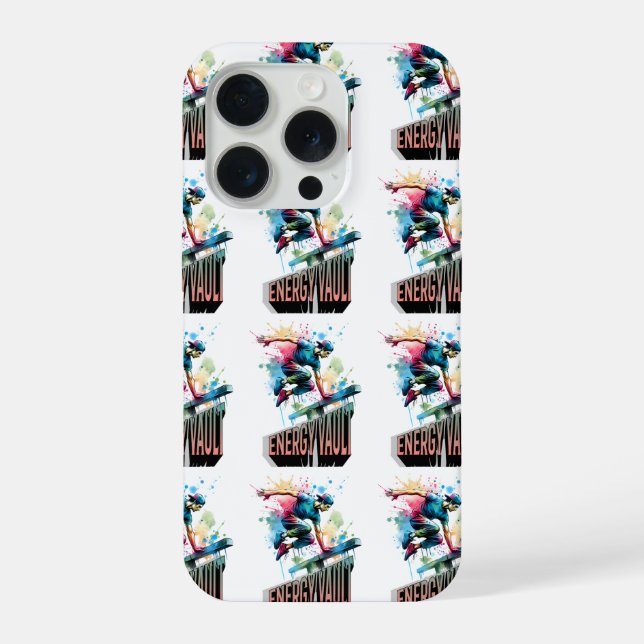 Freestyle Parkour Jump-Vault Burst Boy iPhone Case (Back)