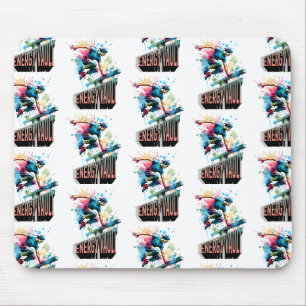 Freestyle Parkour Jump-Vault Burst Boy Mouse Pad