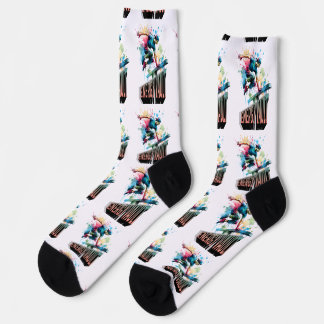Freestyle Parkour Jump-Vault Burst Boy Socks