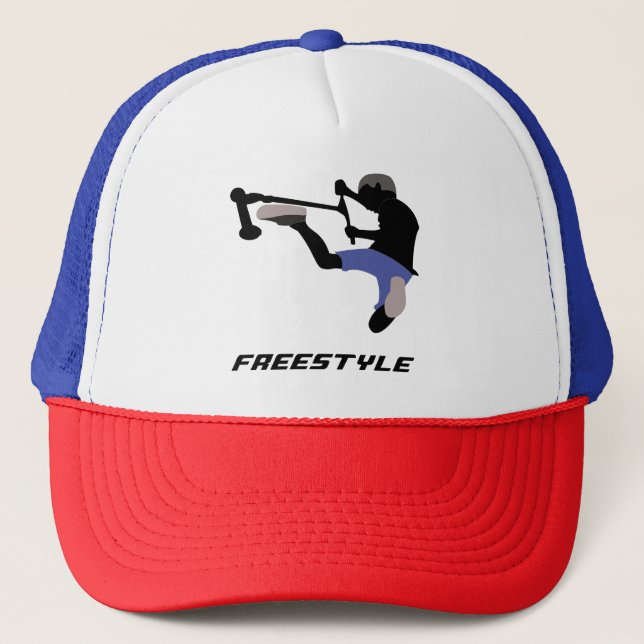 Freestyle scooter liffestyle trucker hat (Front)