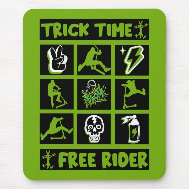 freestyle scooter mouse pad (Front)