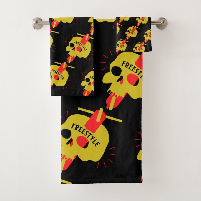Freestyle Scooters Bath Towel Set (Insitu)