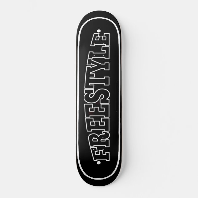 Freestyle Skateboard, Freestyle Skateboard Deck (Front)