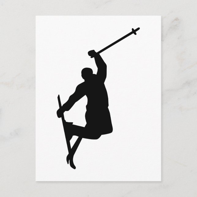 Freestyle ski jump postcard (Front)