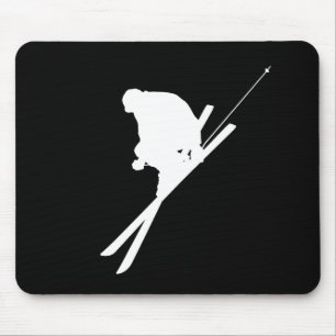 Freestyle skiing mouse pad
