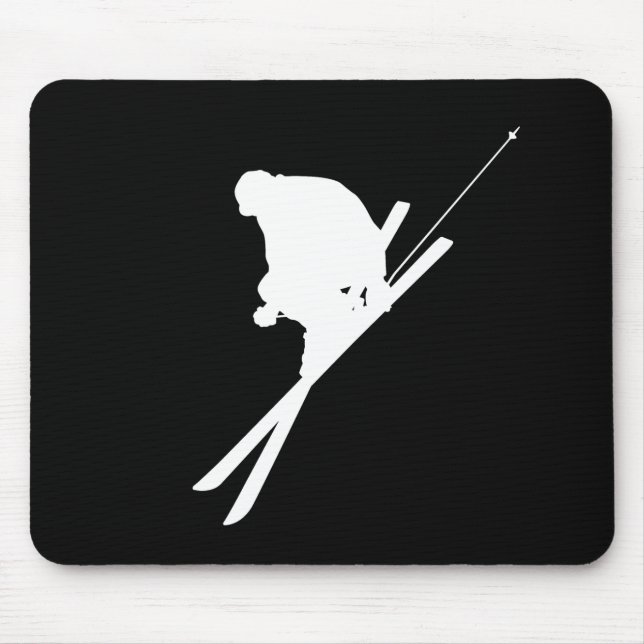 Freestyle skiing mouse pad (Front)