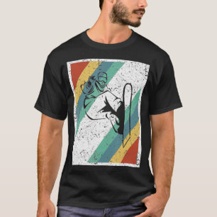 Freestyle Snowboard Cool Retro Boarder Snowboardi T-Shirt