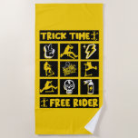 Freestyle Trick Scooter Beach Towel<br><div class="desc">freestyle scooter. © Copyright HGIFY | Planet Mars Store. All Rights Reserved.</div>