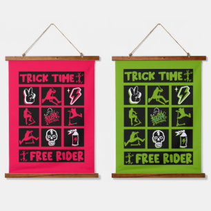 Freestyle Trick Scooter Hanging Tapestry