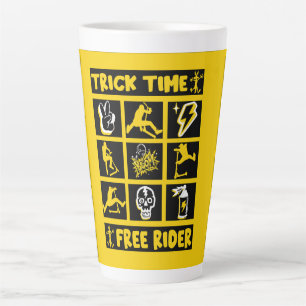 Freestyle Trick Scooter Latte Mug