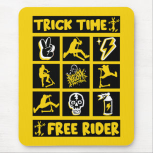 Freestyle Trick Scooter Mouse Pad