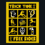 Freestyle Trick Scooter Poster<br><div class="desc">freestyle scooter. © Copyright HGIFY | Planet Mars Store. All Rights Reserved.</div>
