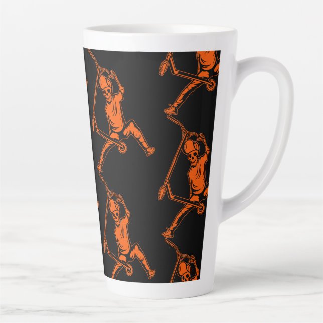 Freestyle Trick Scooters Latte Mug (Right)