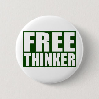 Freethinker 6 Cm Round Badge