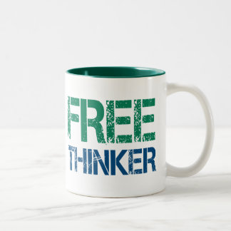 freethinker Two-Tone coffee mug