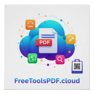 FreeToolsPDF – Fun Digital Power on Your Shirt! Poster