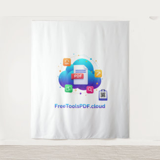 FreeToolsPDF – Fun Digital Power on Your Shirt! Tapestry