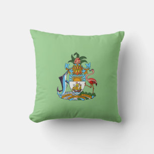 Freetown, Bahamas Dolphin & Flamingo (Eleuthera) Cushion
