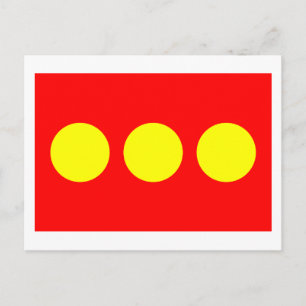 Freetown Christiania Flag Postcard