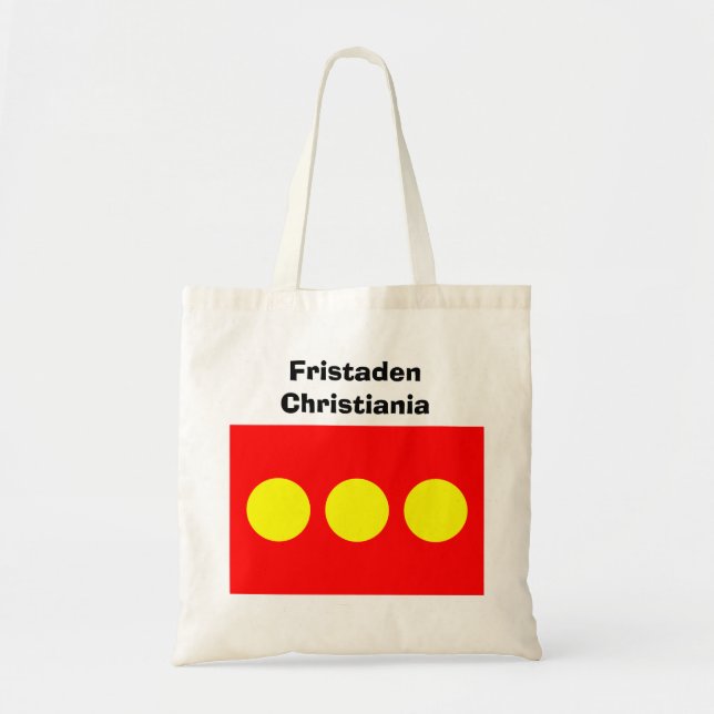 Freetown Christiania Flag Tote Bag (Front)