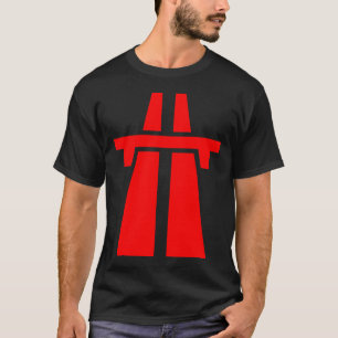 Freeway, Motorway, Autobahn - Red T-Shirt